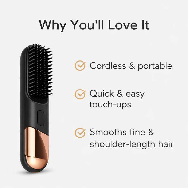 Portable Straightener Brush