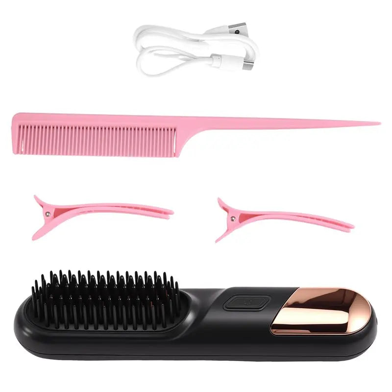 Portable Straightener Brush